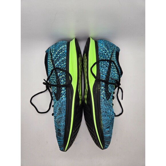 Nike Flyknit Racer Shoes Men's 6.5 Blue Lagoon Running Athletic Workout Sneakers - Picture 6 of 8